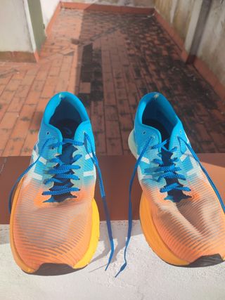 Zapatillas Asics Metaspeed Sky+ Azul-Naranja