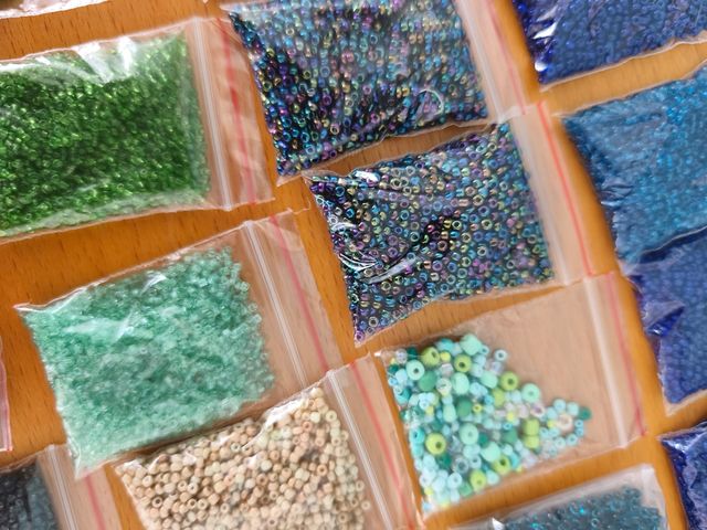 Abalorios:  bolsitas surtidas