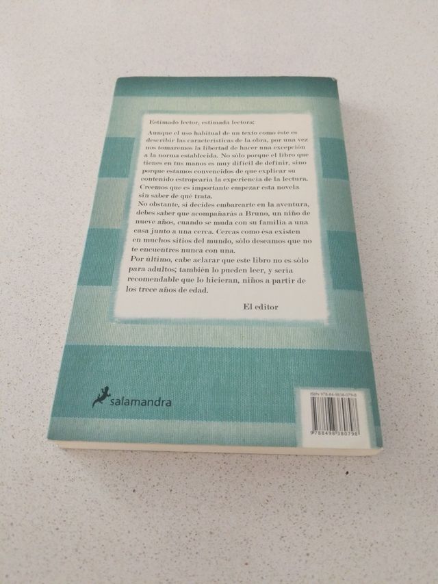 El Nino con el Pijama de Rayas (Spanish Edition)