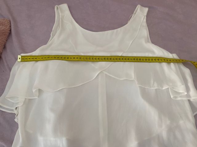 Blusa blanca tirantes - nueva