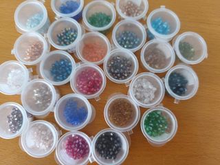 25 Cajitas Abalorios Tupi