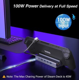 Docking Station Steam Deck,6 en 1,4K@60Hz Ethernet