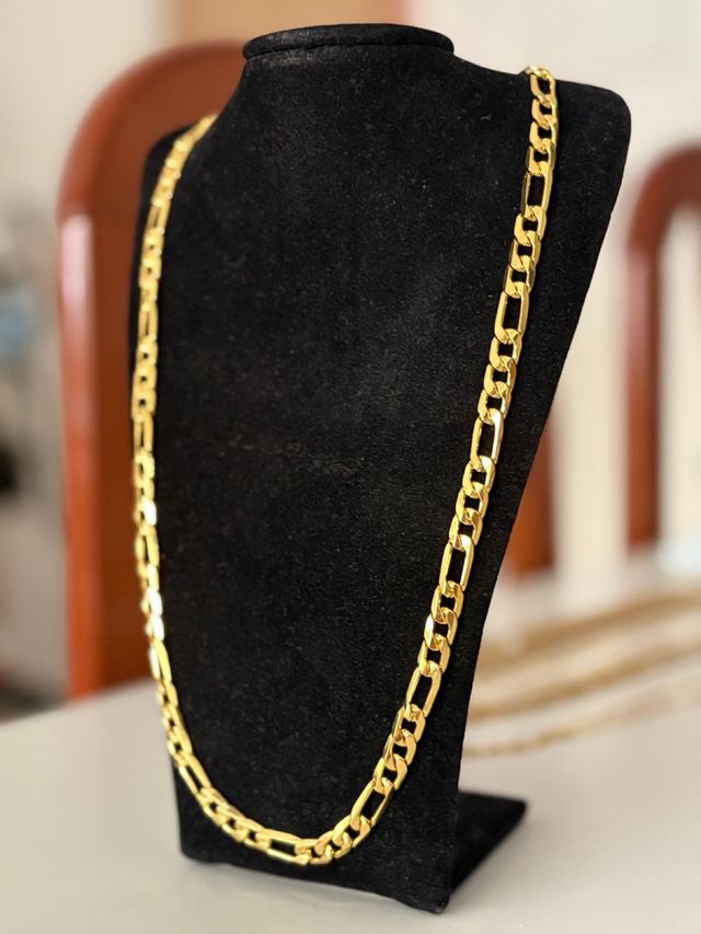 Cadena bañada en oro 18k