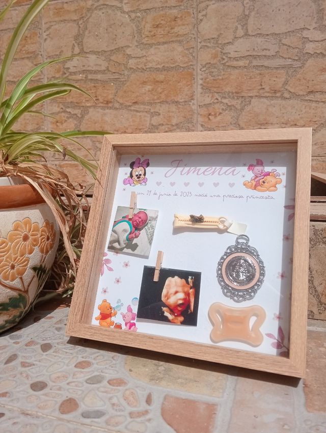 Guarda recuerdos de bebé - Cuadro personalizado