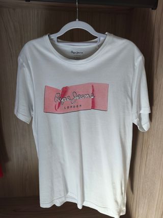 Camiseta Pepe Jeans blanca - M
