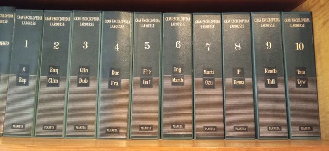 Gran Enciclopedia Larousse en diez volumenes + ...