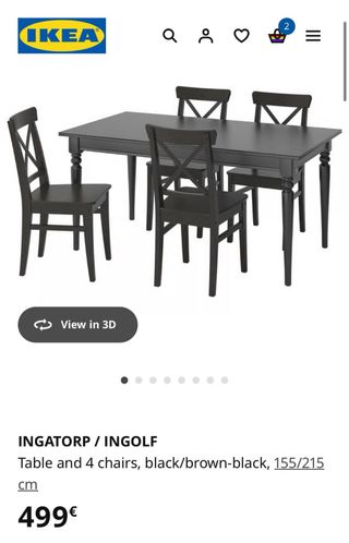 Mesa comedor IKEA INGATORP 