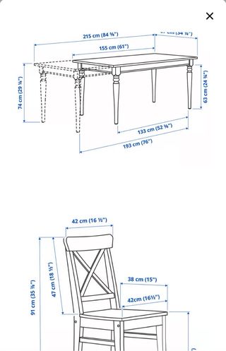 Mesa comedor IKEA INGATORP 