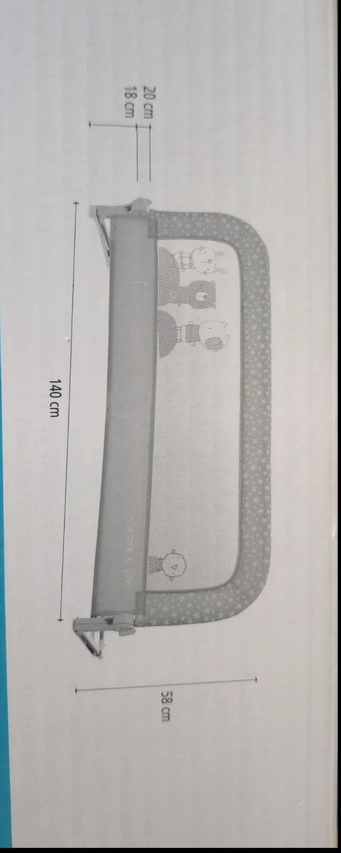 Barrera cama bebé - 140cm