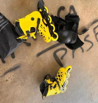 Patines Rollerblade Amarillos talla 37