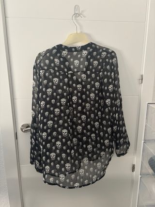 Blusa negra Autumn Winter - Calaveras - L