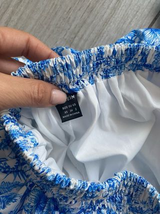 Completo Shein blu - Top e gonna