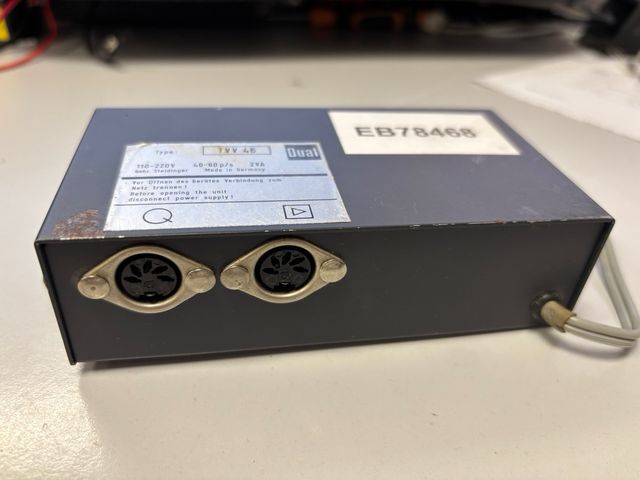 Amplificador Dual TVV 46 vintage 1967