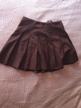 Minifalda marrón HyM talla S