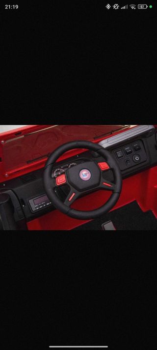 Macchina elettrica bimbo rossa