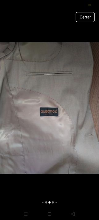 Traje hombre - chaqueta y pantalón
