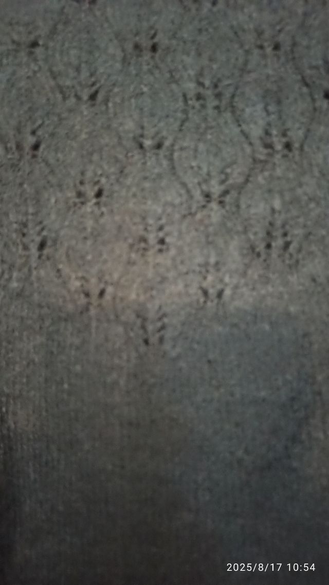 Vestido azul oscuro punto cálido