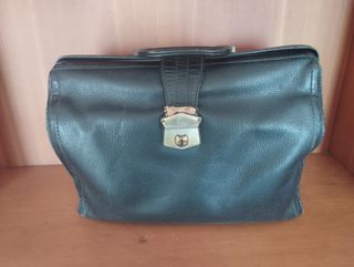 Bolso médico vintage piel