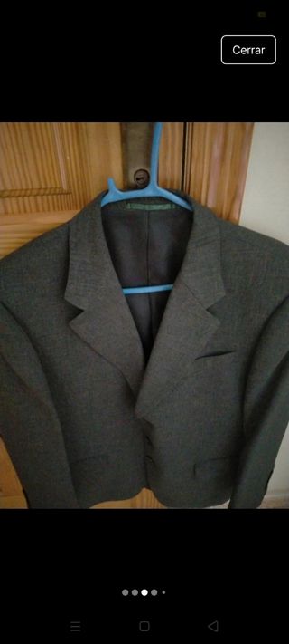 Traje gris hombre: chaqueta, pantalón, chaleco