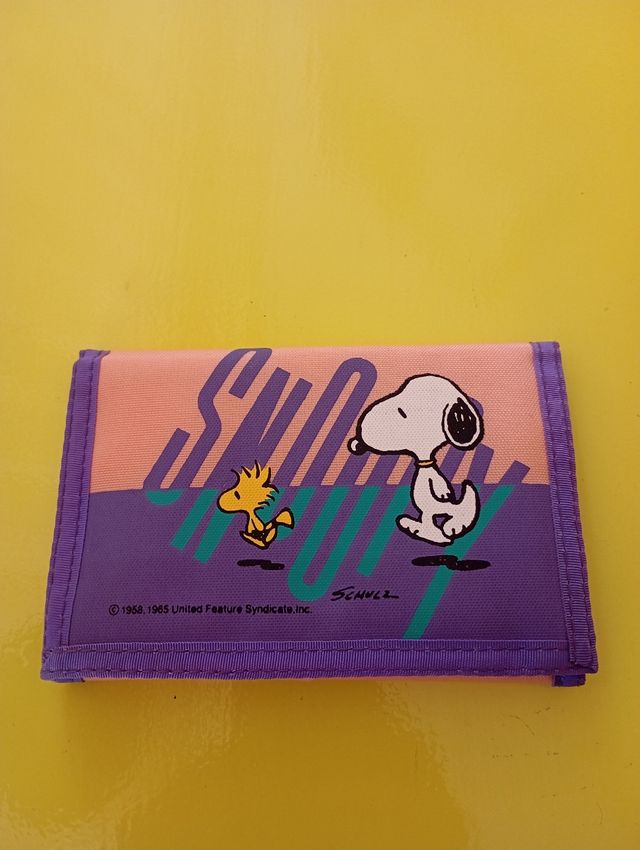 Cartera Snoopy años 80