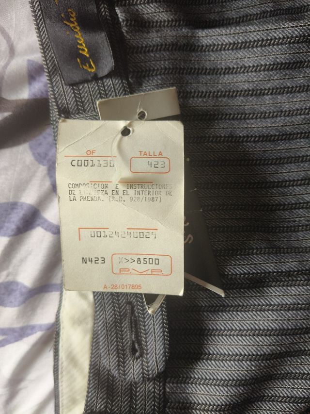 Pantalón vestir Emilio Tucci Gris