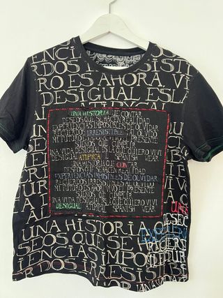 Camiseta Desigual negra - Talla única