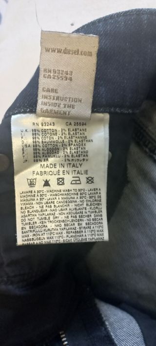 Jeans Diesel Donna Blu - Tg. Disponibile