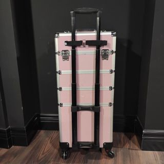 Maleta Maquillaje Rosa Trolley