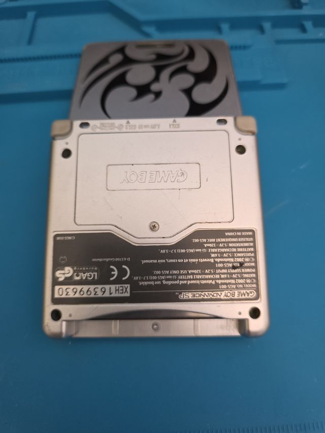 Game Boy Advance SP Tribal - Plata