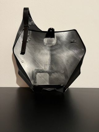 Careta plana YZ negra