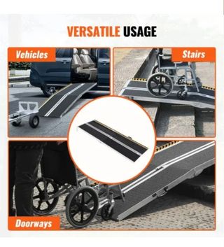 Rampa acceso silla de ruedas plegable 