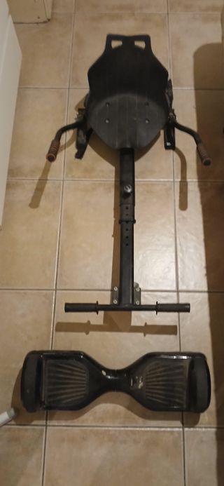 Hoverboard con asiento kart
