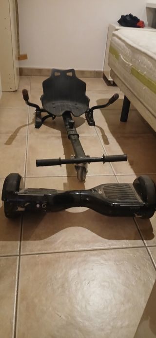 Hoverboard con asiento kart

