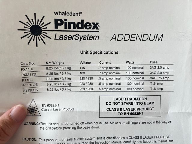 Taladro láser dental