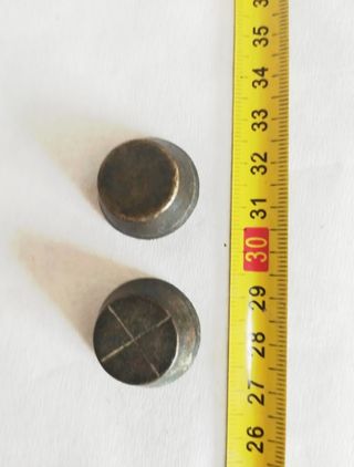 Ponderales antiguos - 8 piezas