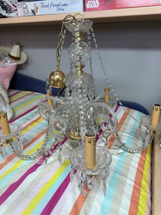 Elegante lámpara cristal