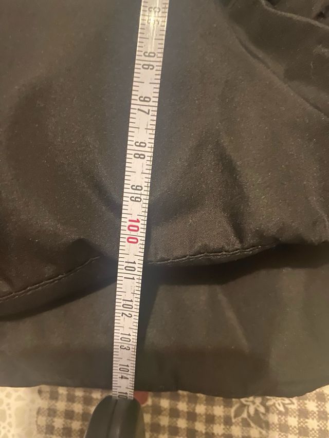 Piumino lungo nero invernale