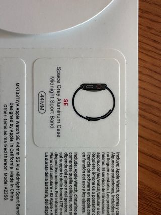 Apple Watch SE 44mm GPS+CEL Negro