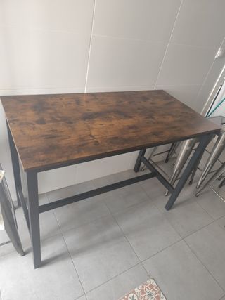 Mesa alta cocina industrial