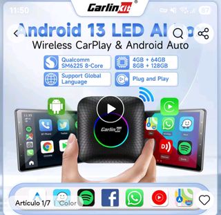 Android 13 LED AI CarPlay
