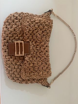 Bolso Parfois rafia beige