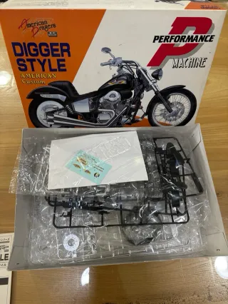 Maqueta Moto Digger Style