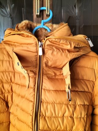 Plumífero Moncler amarillo mujer