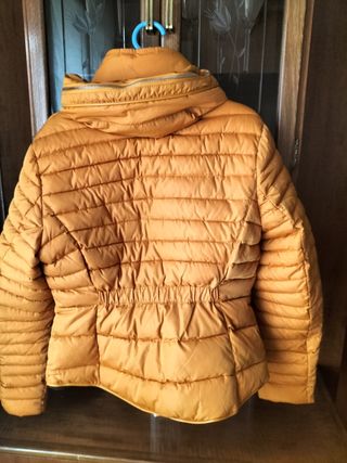 Plumífero Moncler amarillo mujer