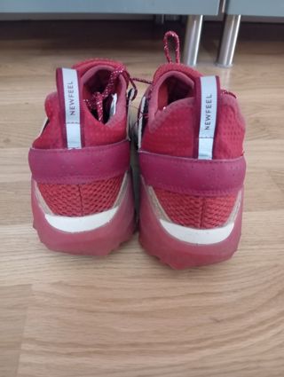 Zapatillas Quechua trekking rojas nº 37