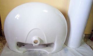 LAVABO PEDESTAL VICTORIA OVALADO ROCA 65cm