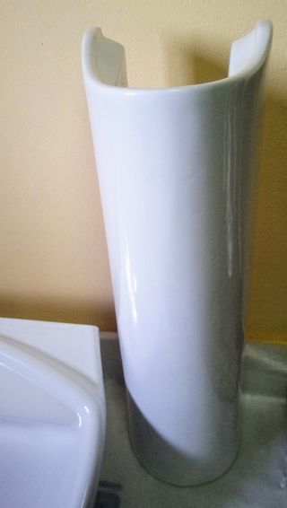 LAVABO PEDESTAL VICTORIA OVALADO ROCA 65cm