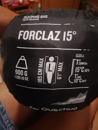 2 Sacos dormir Quechua(adulto y niño)+ esterilla