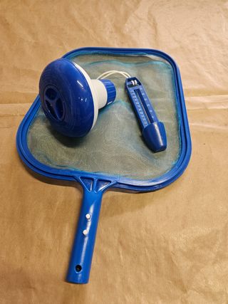 Red, termometro y dosificador piscina