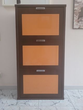 Zapatero de madera - 4 estantes